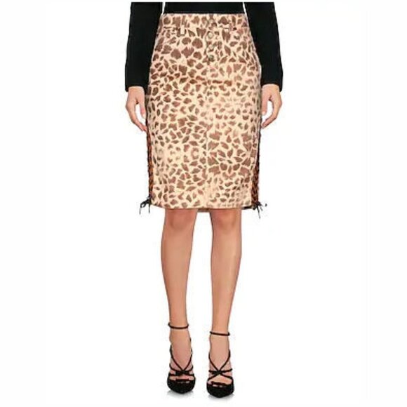 MCQ ALEXANDER MCQUEEN KNEE LENGTH SKIRT EU 40 NWT